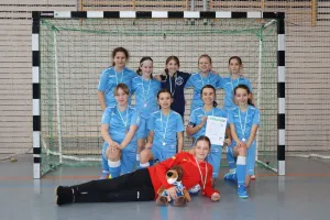 D- Juniorinnen beim Hallenturnier in Hof