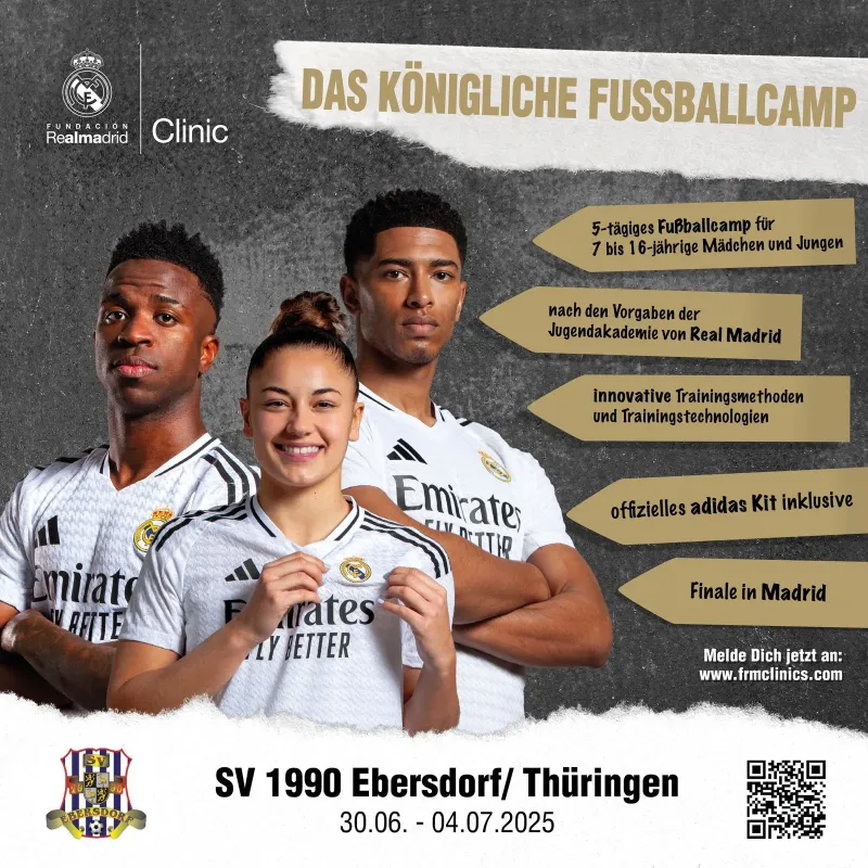 Play the REAL- Way! SVE wieder Austragungsort vom Real- Madrid Fußballcamp!