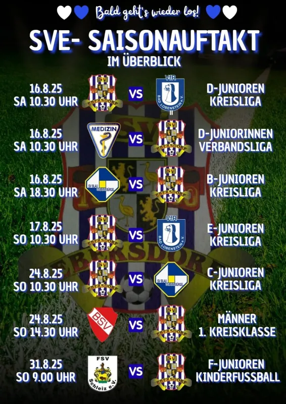Alle Spielpläne sind auf unserer Homepage eingepflegt!