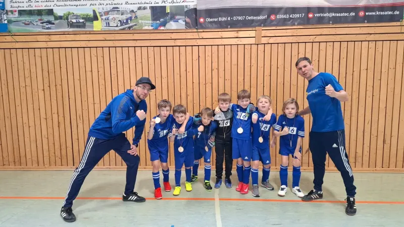 Einladungsturnier für F-Junioren- Jahresauftakt mit Höhen und Tiefen