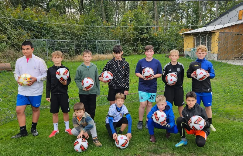 Neue Trainingsbälle für unsere D- Junioren