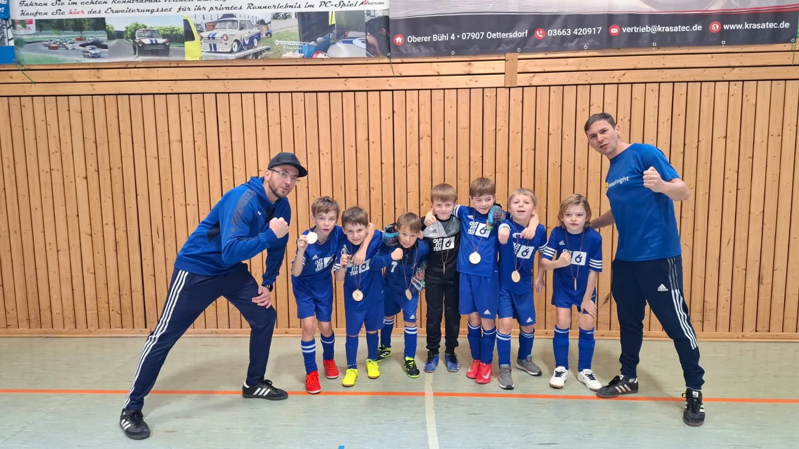 Einladungsturnier für F-Junioren- Jahresauftakt mit Höhen und Tiefen