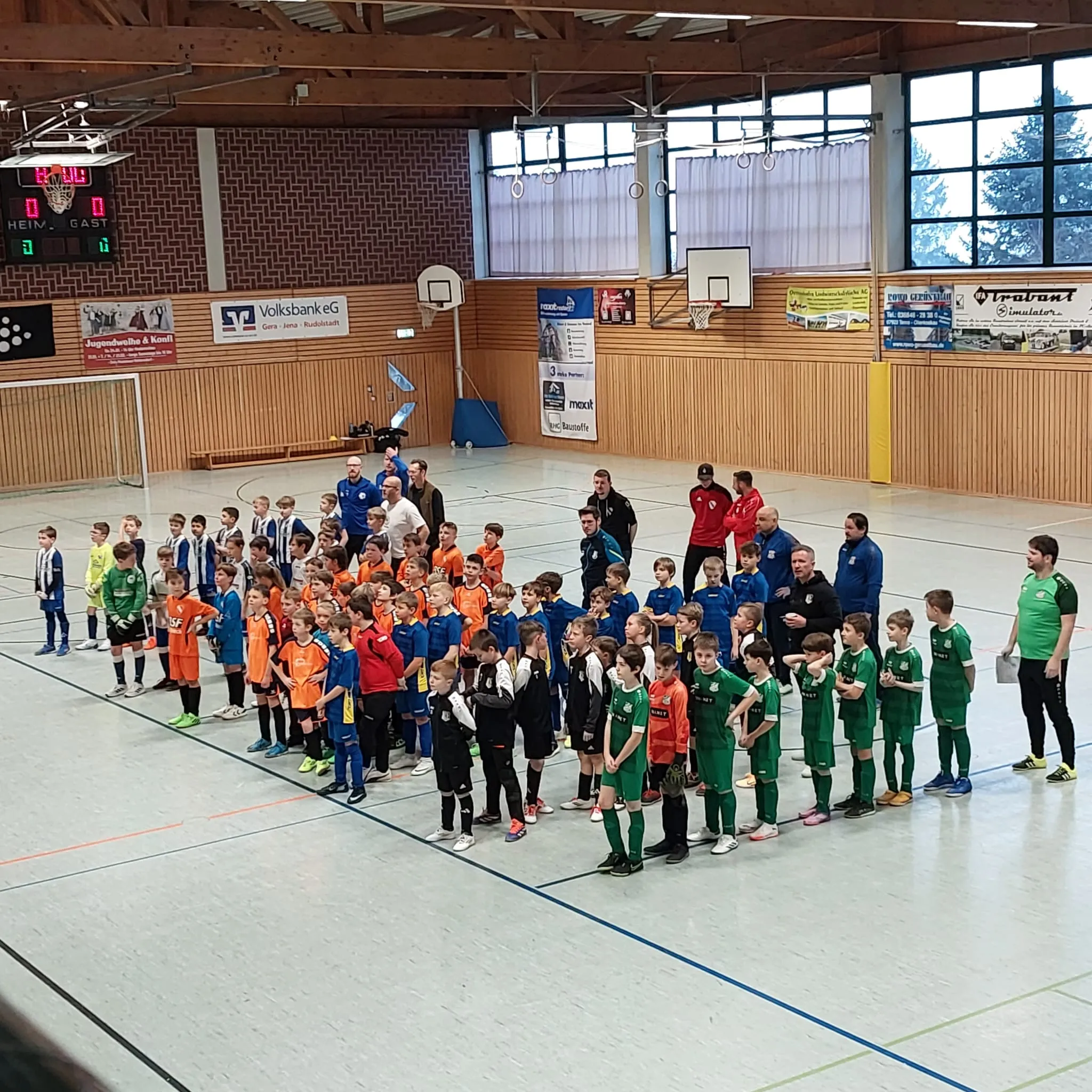 Unsere E-Junioren beim Oettersdorfer Hallenturnier
