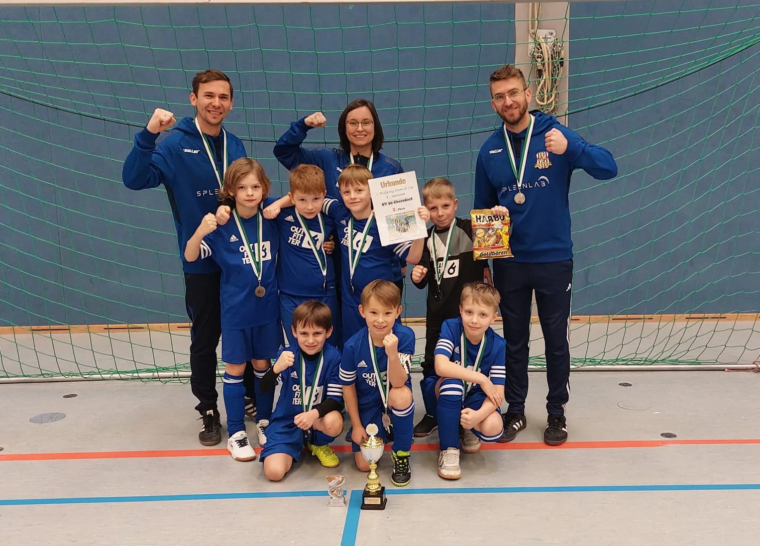 F-Junioren des SVE holen starken 2. Platz beim Turnier des FSV Orlatal