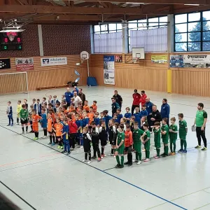 Unsere E-Junioren beim Oettersdorfer Hallenturnier