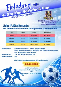 Einladung zum 4. Steffen Hornfeck Cup