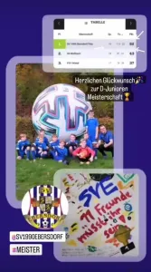 Meistertitel für die SVE D- Junioren! 👌🏆