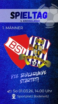 (1M) Rückrundenauftakt in Bodelwitz!