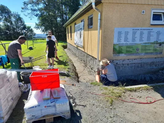 Trockenlegung Sportlerheim 2024