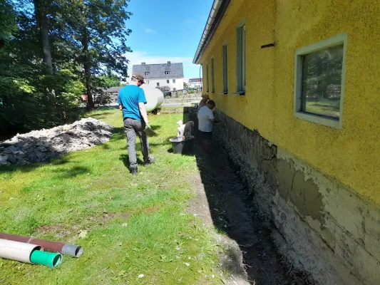 Trockenlegung Sportlerheim 2024