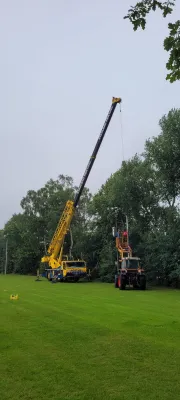 1. Teilprojekt- Flutlichtmasten setzen